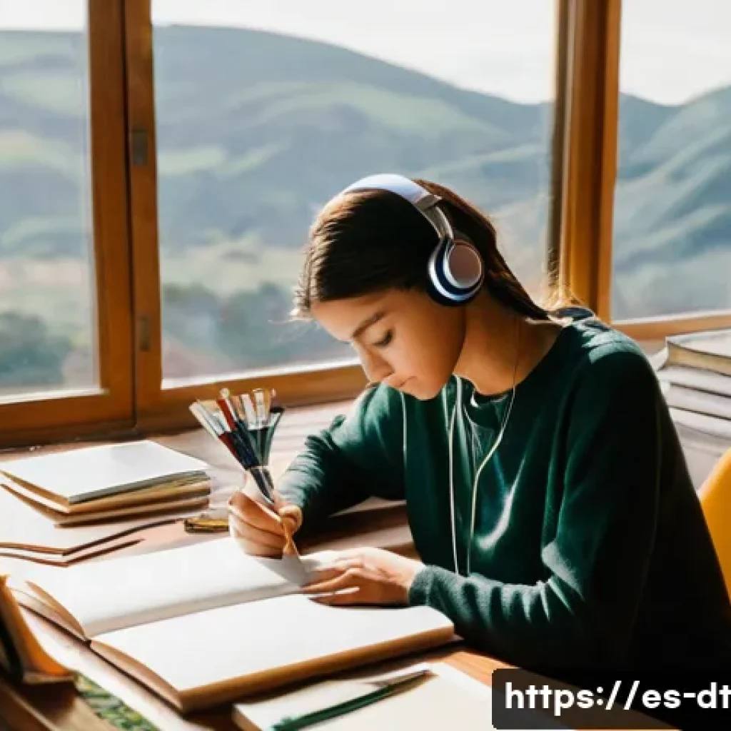 창작자 레지던시 참여 시 준비물 리스트 - **Prompt:** A young artist, wearing casual and modest clothing, sits peacefully in a sunlit corner o...